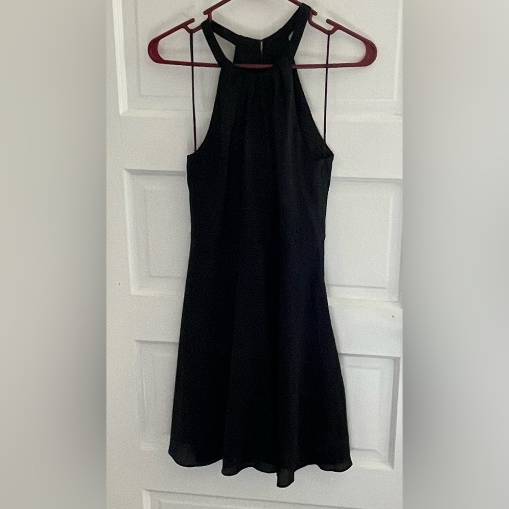 Black Express swing mini dress size 4